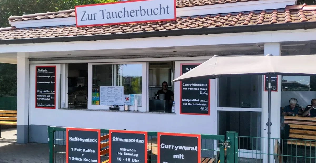 BookNoFees: 음식점 – Imbiss zur Taucherbucht – Möhnesee-Delecke – Imbiss zur Taucherbucht, 사진 1