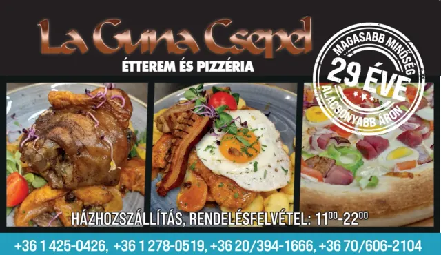BookNoFees: 음식점 – La Guna Étterem és Pizzéria – Budapest – La Guna Étterem és Pizzéria, 사진 3