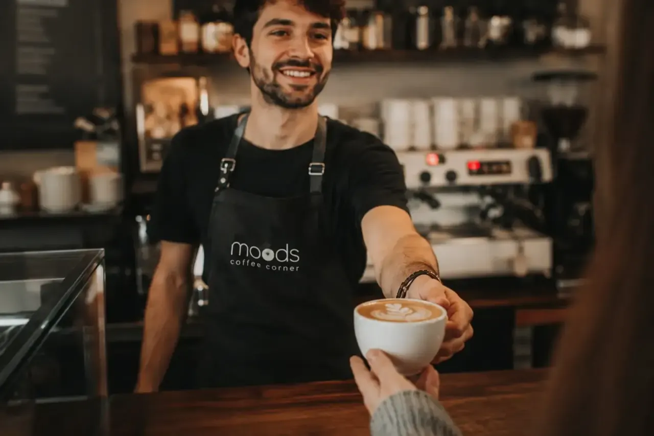 BookNoFees: 카페 – Moods coffee corner – Amsterdam – Moods coffee corner, 사진 1