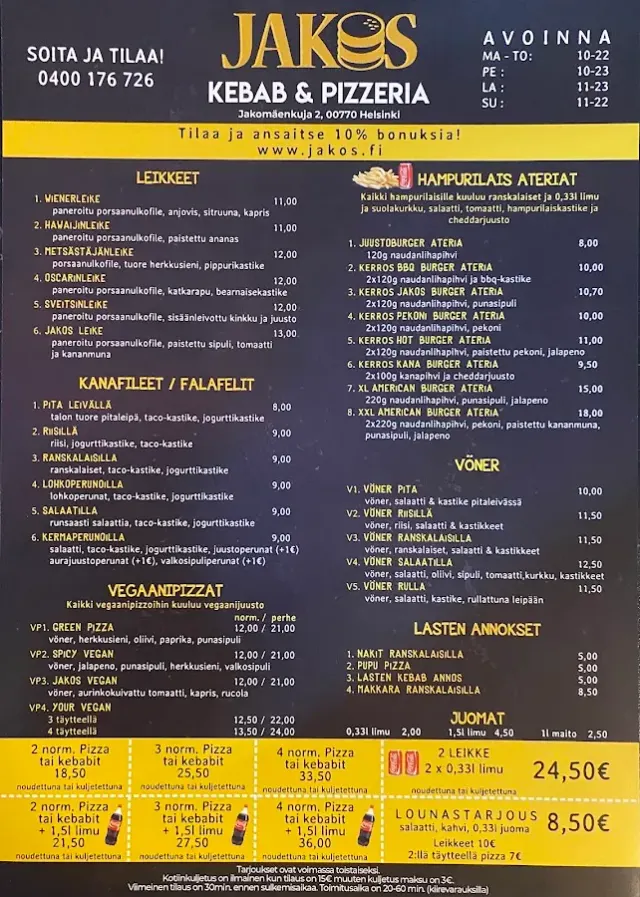 BookNoFees: 스낵바 – Jakos Ravintola & Pizzeria – Helsinki – Jakos Ravintola & Pizzeria, 사진 2