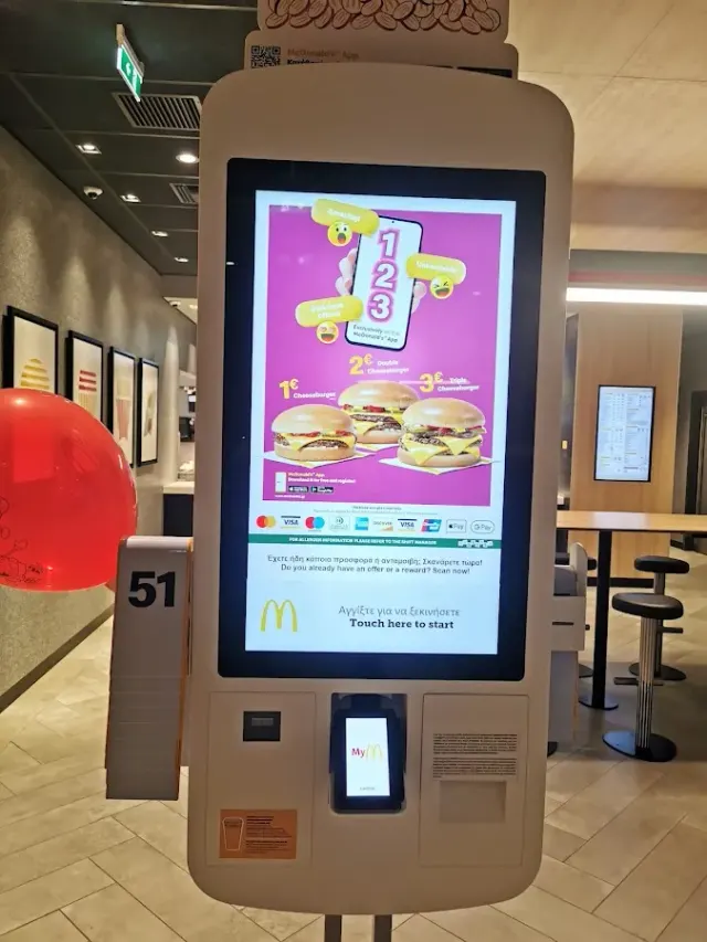 BookNoFees: 스낵바 – McDonald's – Athens – McDonald's, 사진 2