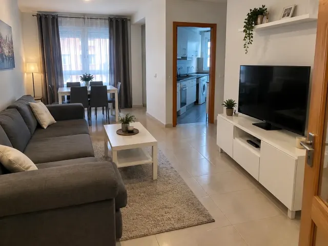 BookNoFees: 넓고 조용한 침실 세 개의 아파트 – Madrid