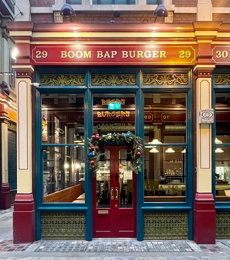 BookNoFees: 스낵바 – Boom Bap Burger – London – Boom Bap Burger, 사진 1