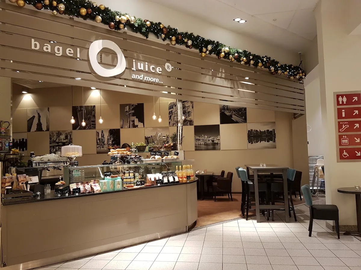 BookNoFees: 카페 – Bagel & Juice – Oslo – 베이글 & 주스, 사진 1