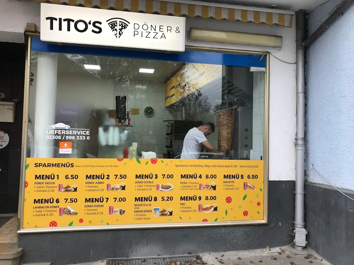 BookNoFees: 스낵바 – Tito's Döner & Pizza – Lünen – Tito's Döner & Pizza, 사진 1